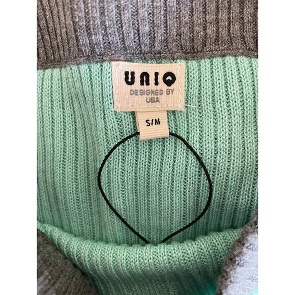 NWT UNIQ Striped Ribbed Knit Skirt size S/M - Picture 3 of 5